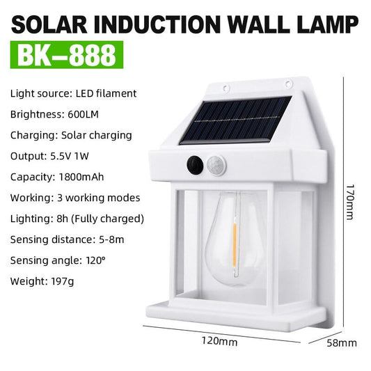 2026 New Outdoor Solar Wall Lamp