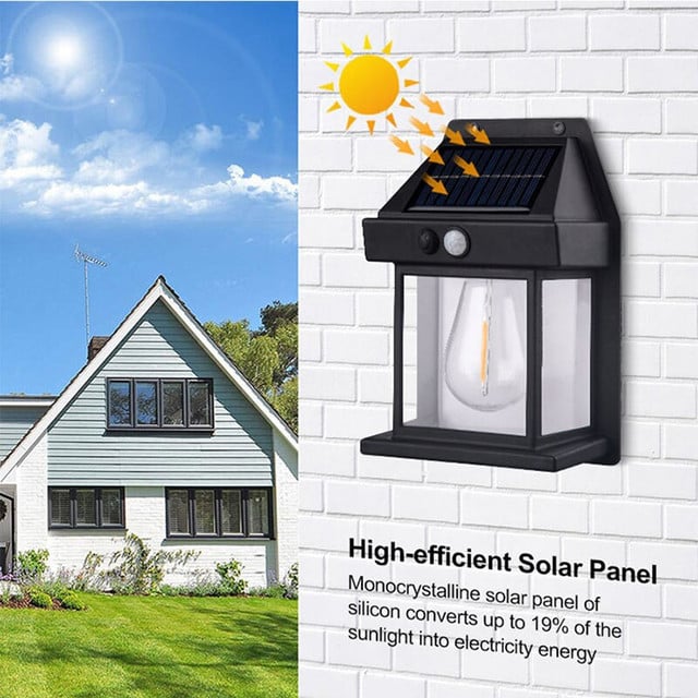 2026 New Outdoor Solar Wall Lamp